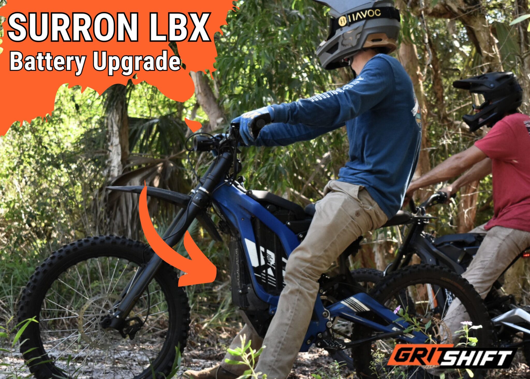 Surron LBX Battery Upgrade For Range, Speed or Acceleration GritShift
