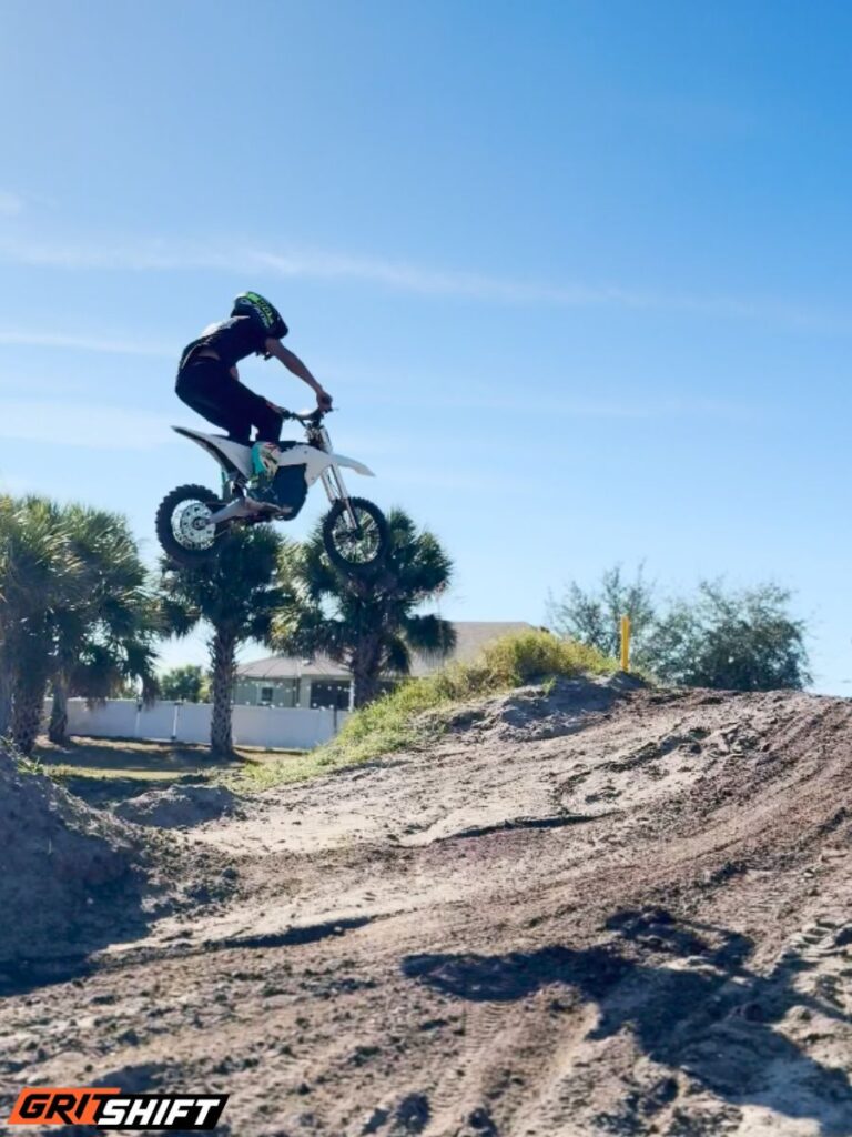 the ETM RTR on a big jump
