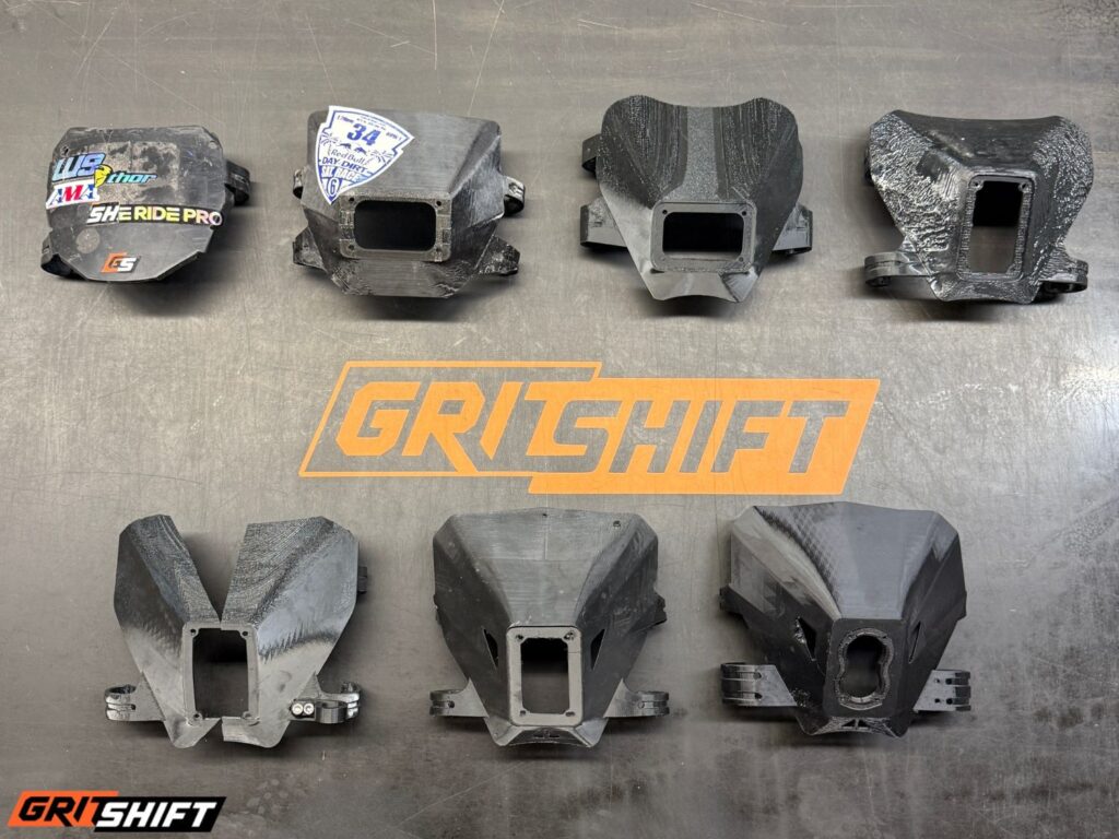 the headlight mask going through its iterations