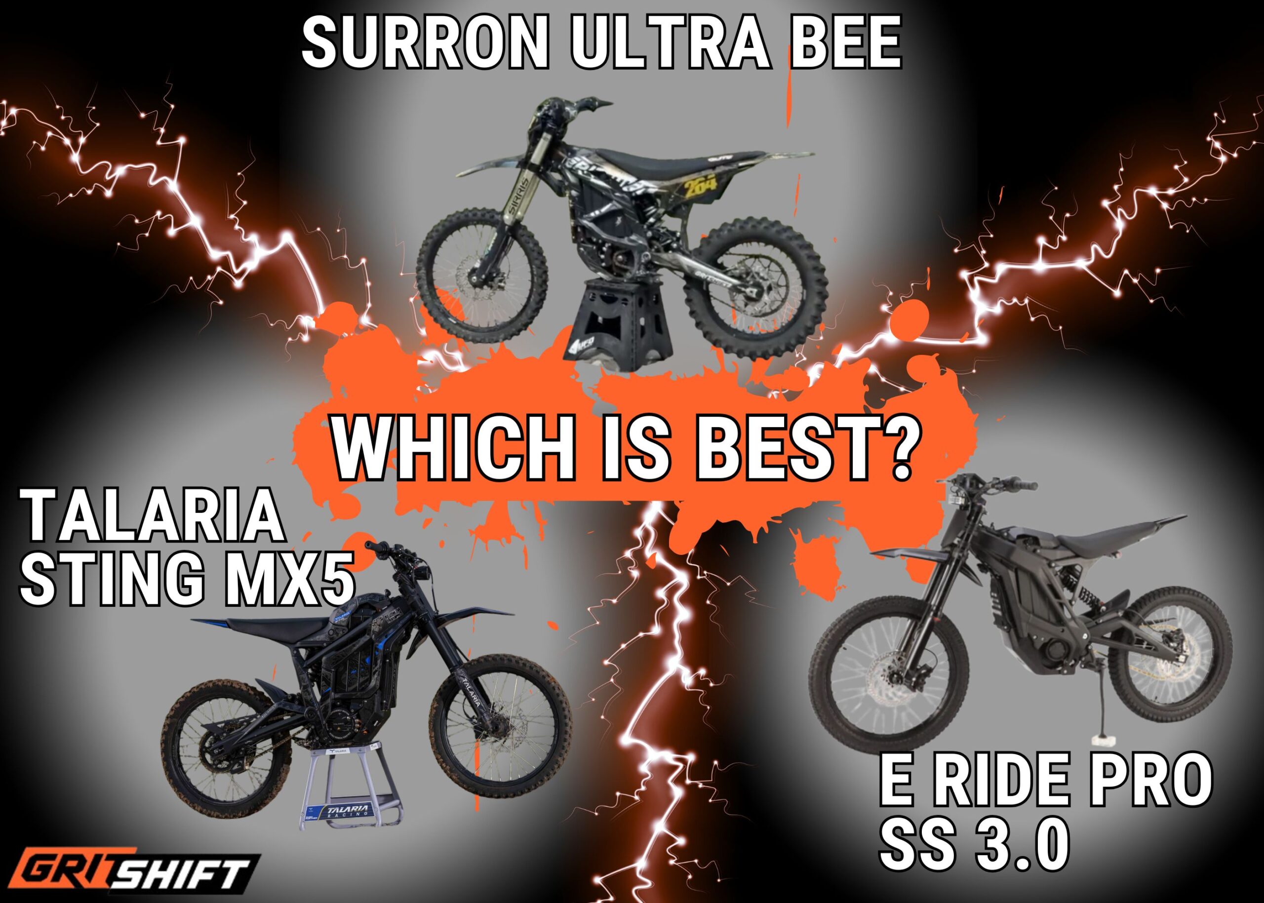 Tested: Surron Ultra Bee vs E Ride Pro SS 3.0 vs Talaria Sting MX5 Pro