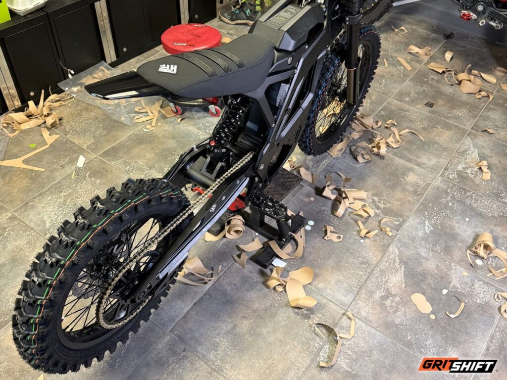 The Heavy Hitter Swing Arm in the GritShift workshop
